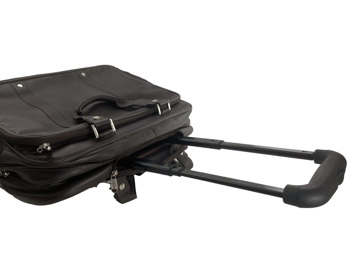 Pure leather office bag/trolley by Jafferjees Pakistan - Image 3