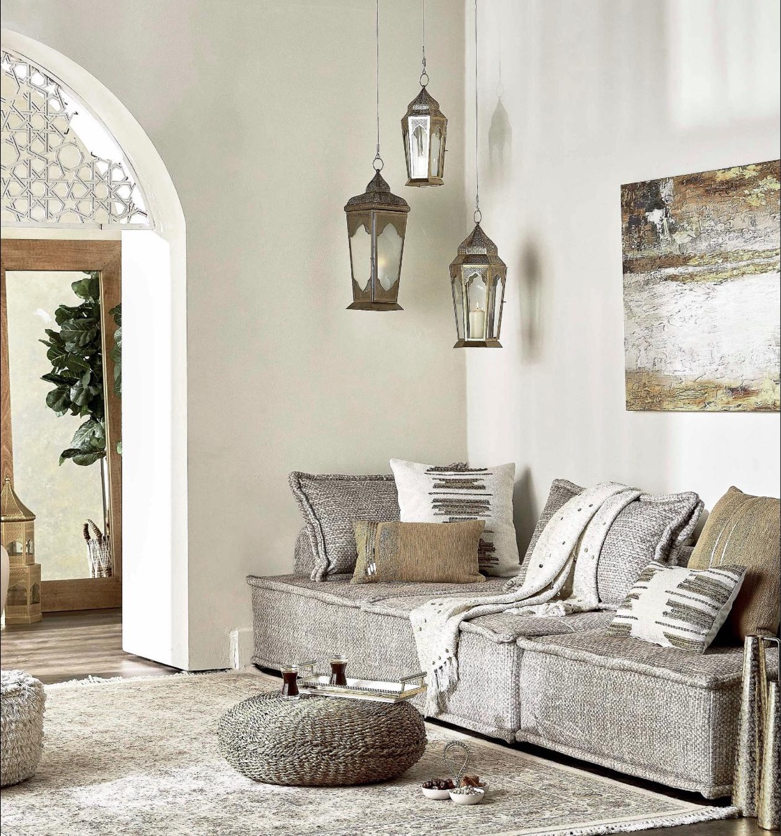 Like Brand New- 2 Majlis Style Sofas from Home Centre - Image 4