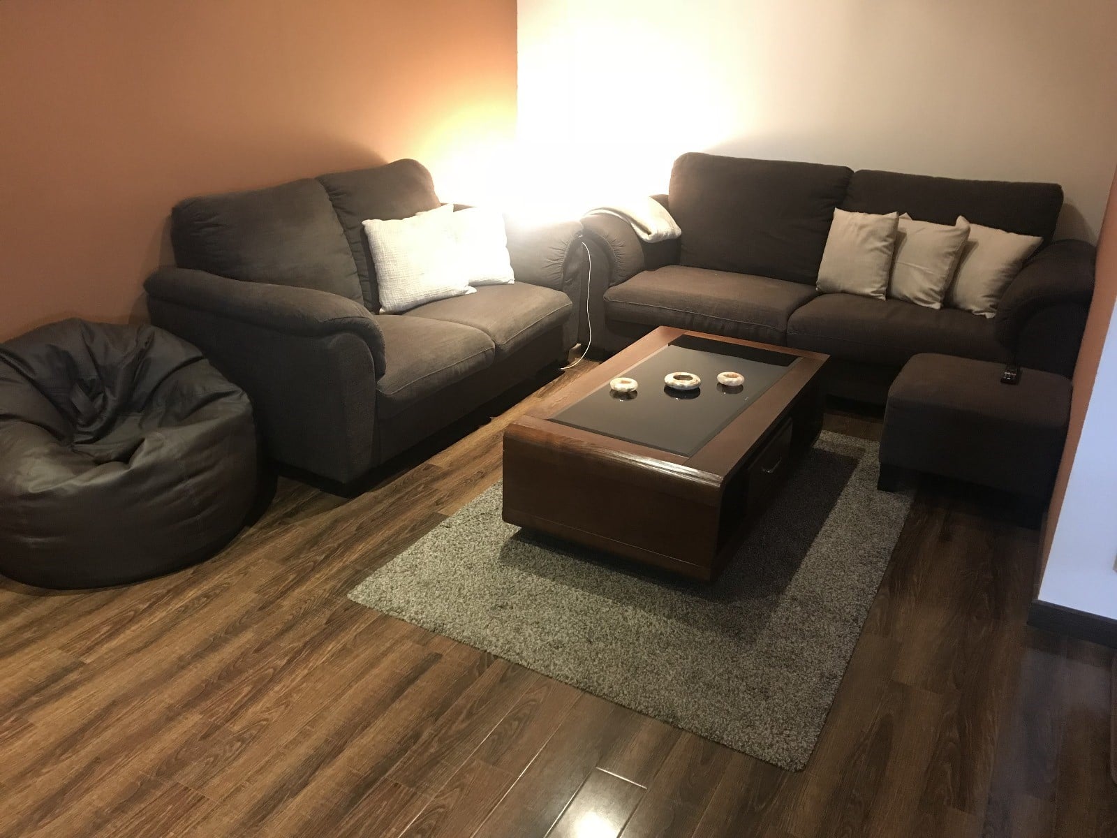 3 SEATER SOFA ONLY (HOME CENTER) - Image 1