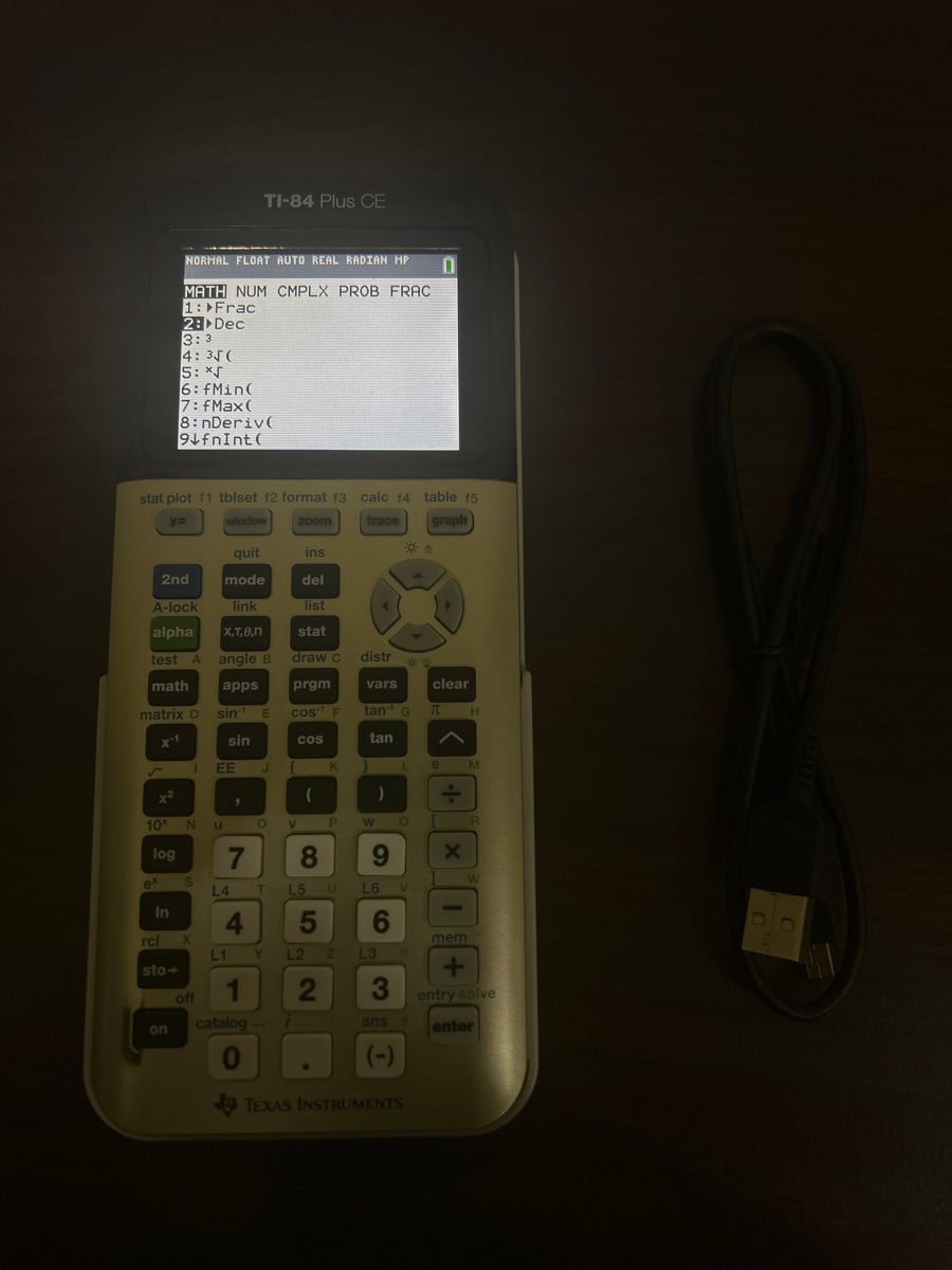 TI-84 Plus CE (Gold) – Excellent Condition – Charger Included – Ready to Use - Image 1