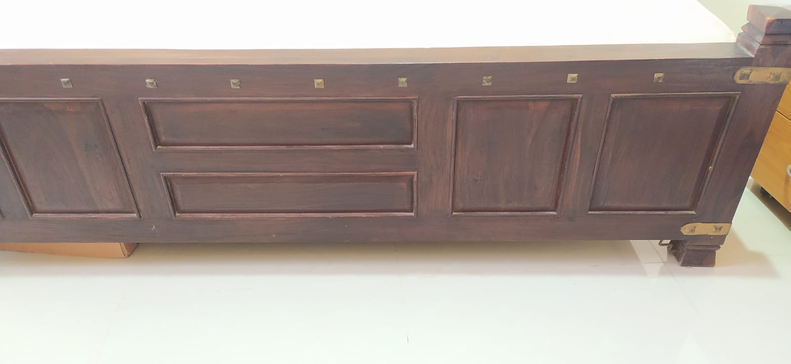 King Size Cot with Bed - original Wood  - Image 6