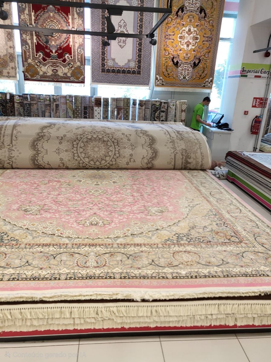 Silk iranian carpet 5x4m - Image 3