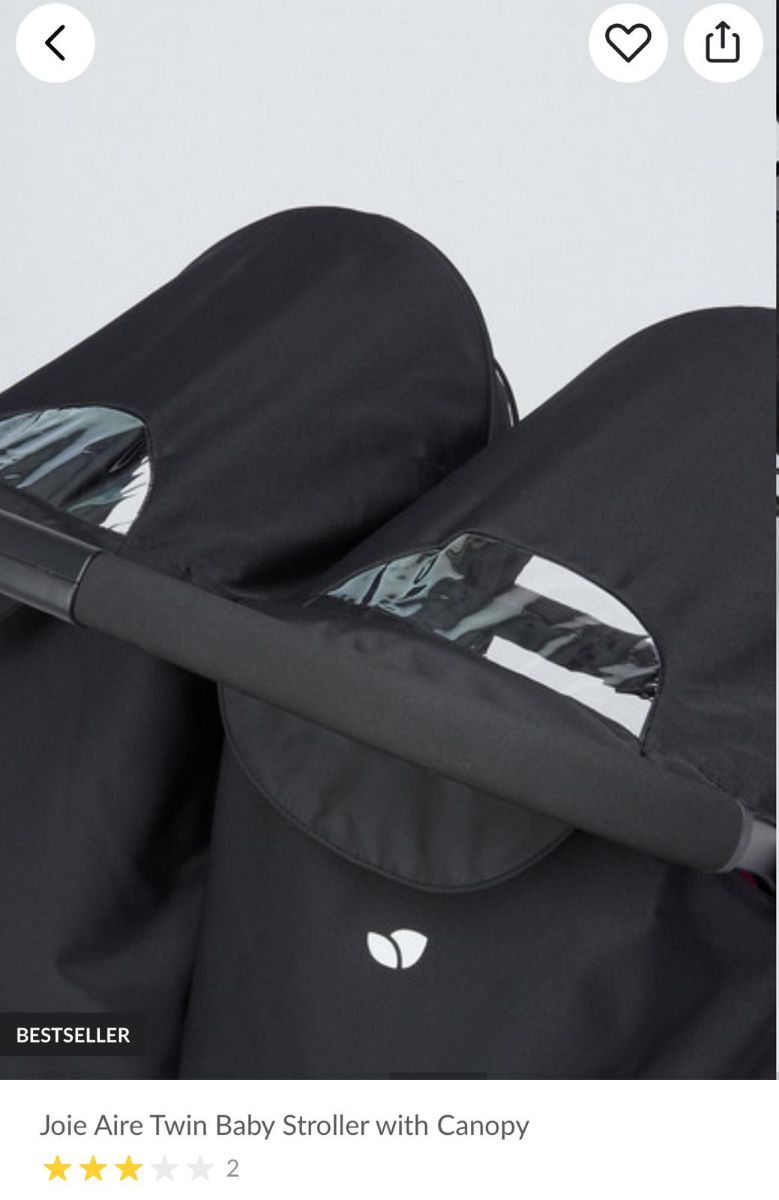 Joie twins stroller - Image 4