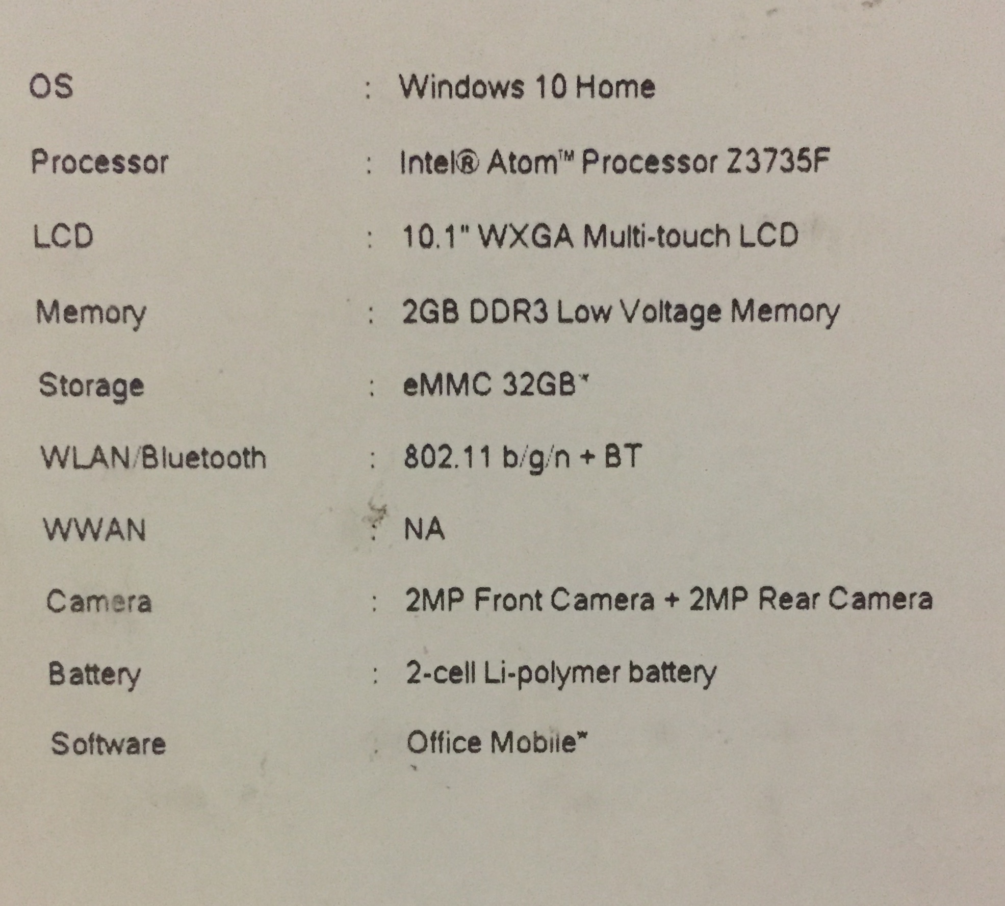 Acer tablet ايسر تابلت - Image 3