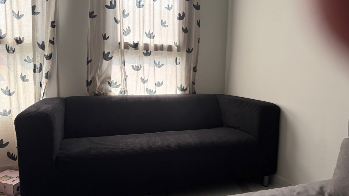 Used Ikea 2 seater sofa+ one extra seat cover - Image 1