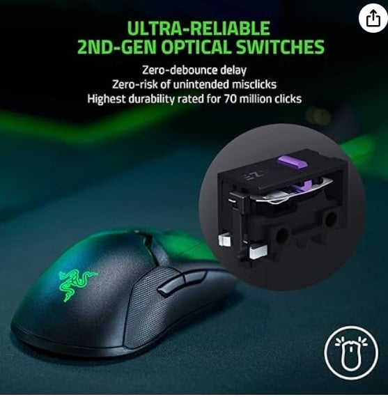 Razer Viper Ultimate Hyperspeed Lightest Wireless Gaming Mouse - Image 1