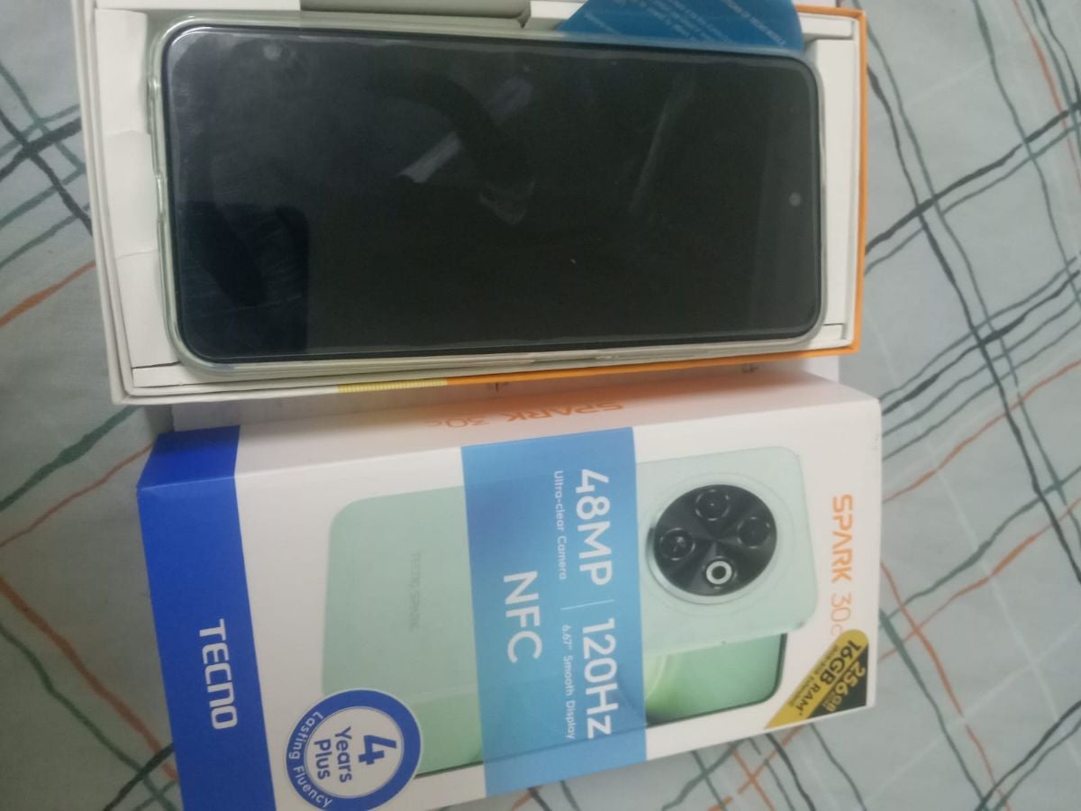 Tecno spark 30 c only box open full company warnty - Image 2