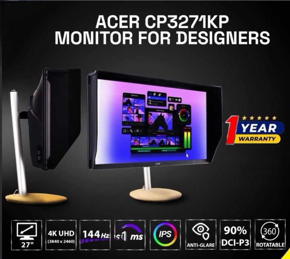 Acer Concept D  Cp3 4k 144Hz  G-Sync Monitor For Designers/Gamers - Image 2