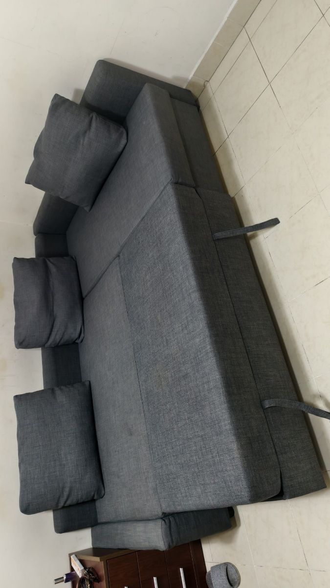 IKEA Corner Sofa - Bed with Storage With three pillow full set - Image 3
