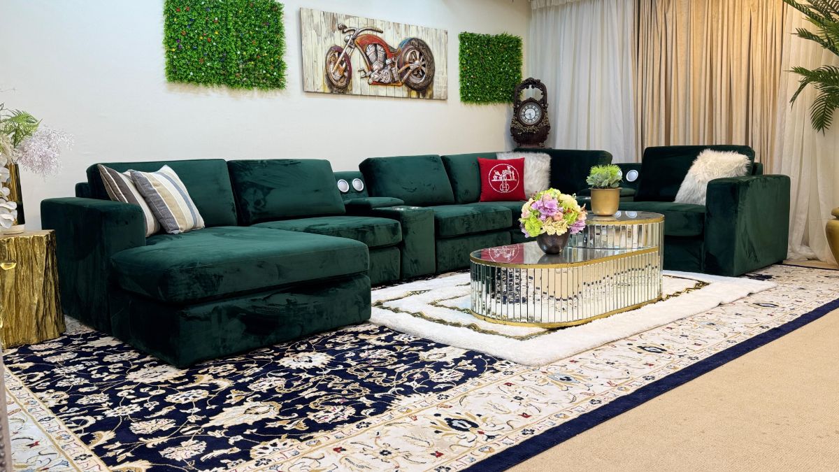 Brand new conditions home canter brand luxurious U shape sofa - Image 4