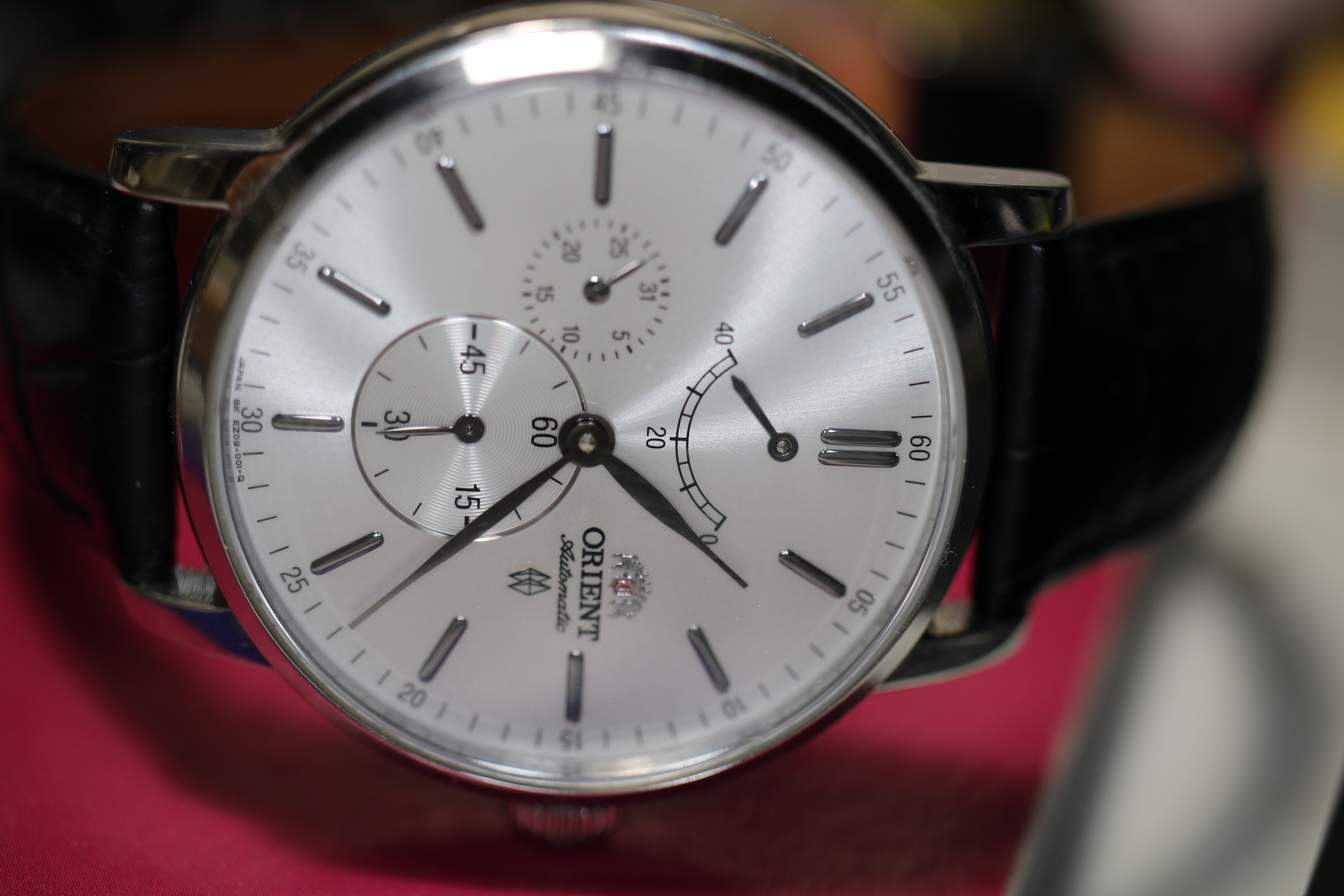 Orient Sapphire crystal High End analogue dater power reserve Japan Made - Image 22