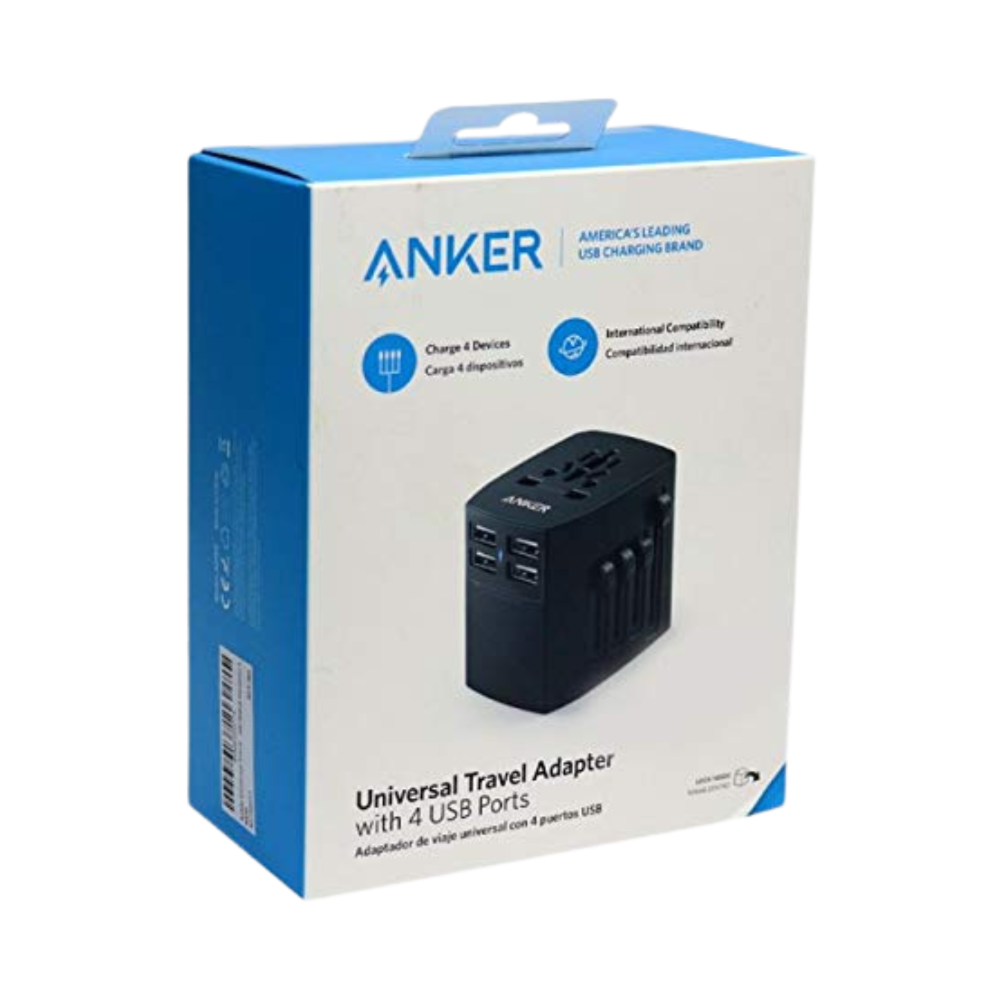 Anker Universal Travel Adapter With 4 Usb Ports - Image 2