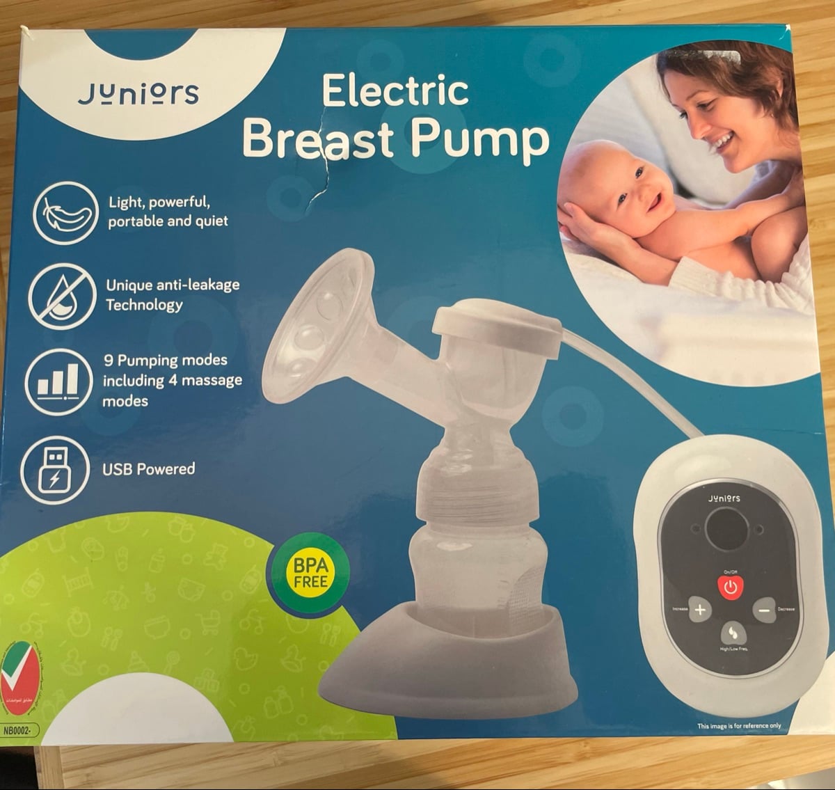 Juniors electric breast pump with charger for sale,rarely used,like new. - Image 2