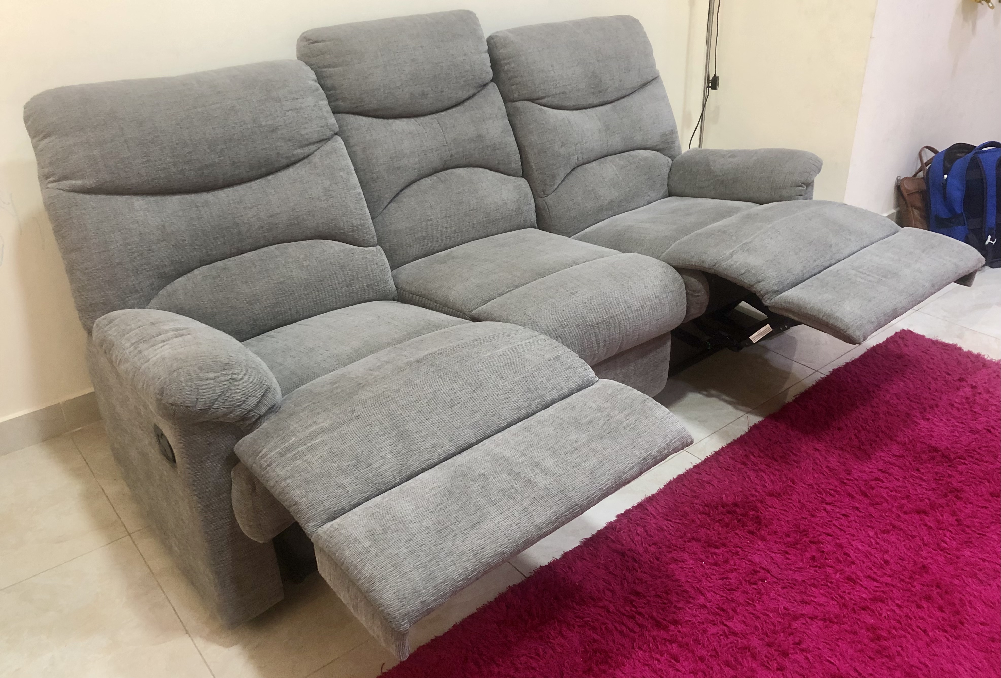  Recliner sofa set 3+2+1 (almost like new) - Image 4