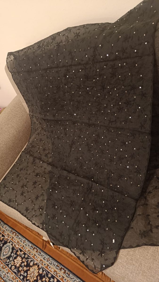 Jaal Dupatta Handmade - Image 2
