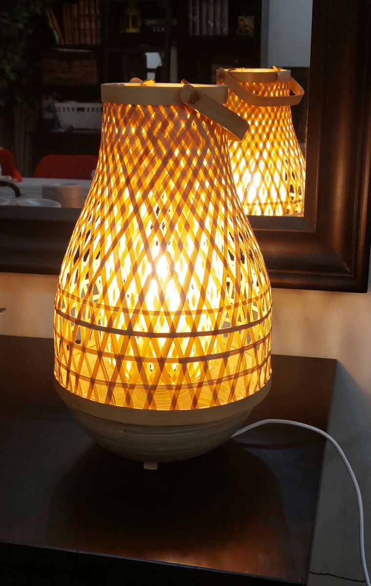 IKEA Bamboo lamp + free delivery - Image 5