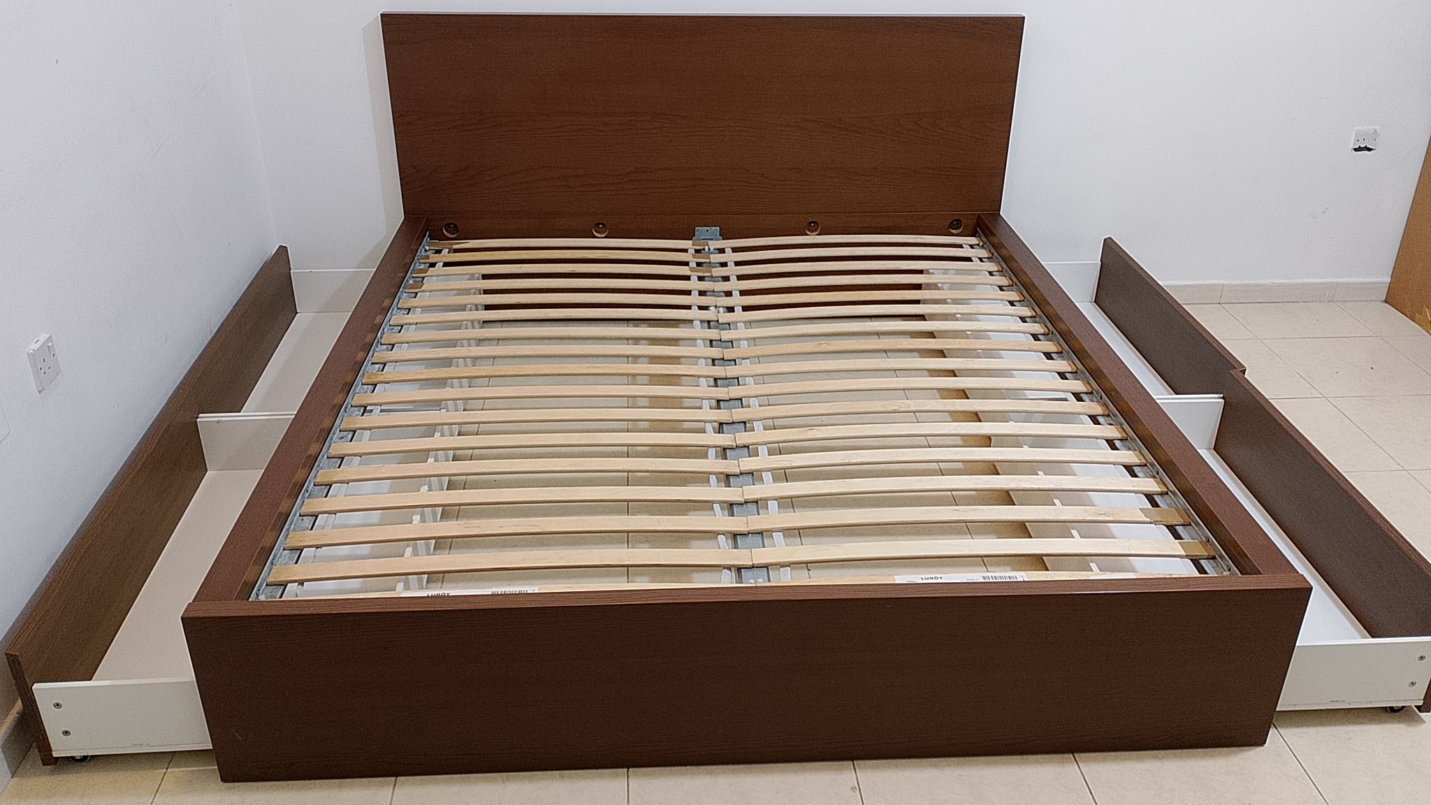 King size bed for sale IKEA  - Image 3