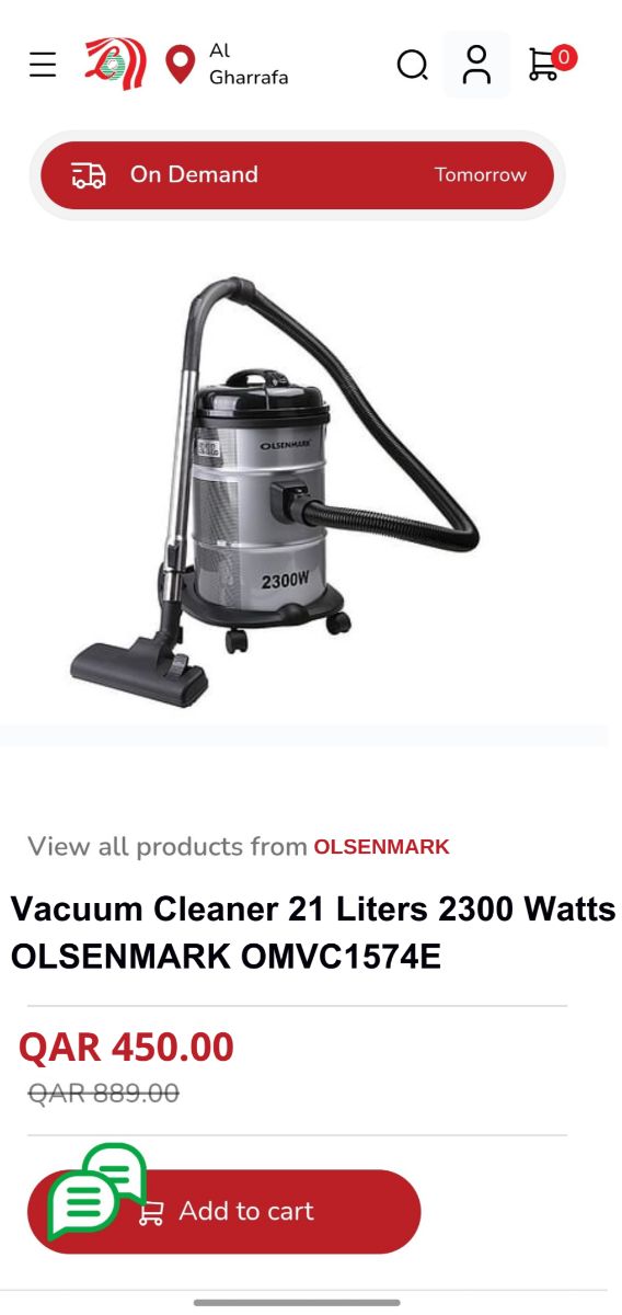 Vacuum cleaner 2,300 watt new - Image 2