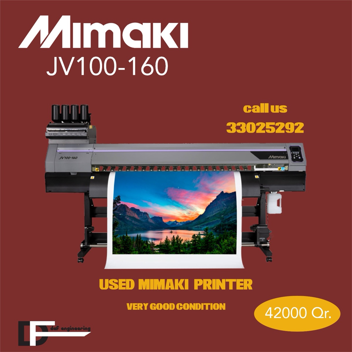 MIMAKI JV100-160 PRINTER - Image 1