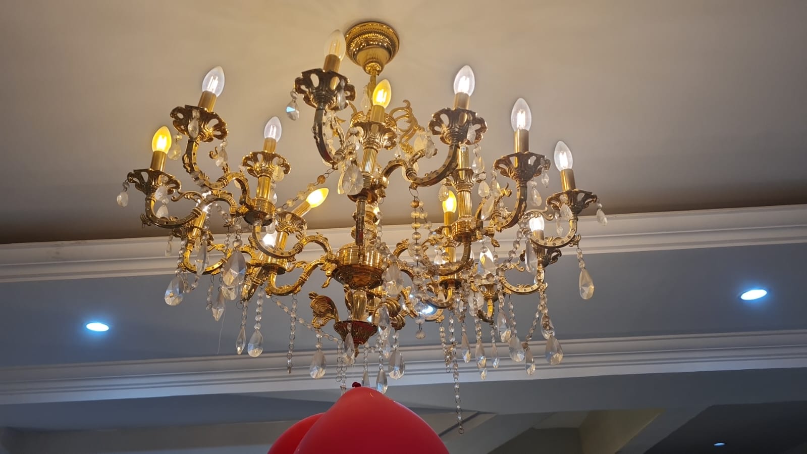 Big Crystal chandelier 2 pieces - Image 3