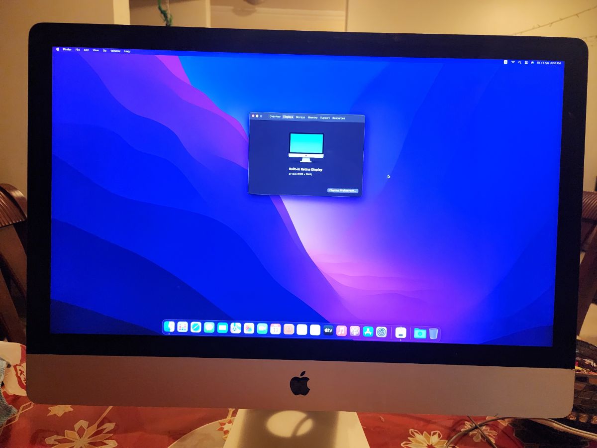 iMAC 27" 3.2 GHZ Quad Core Intel Core i5 - Image 4