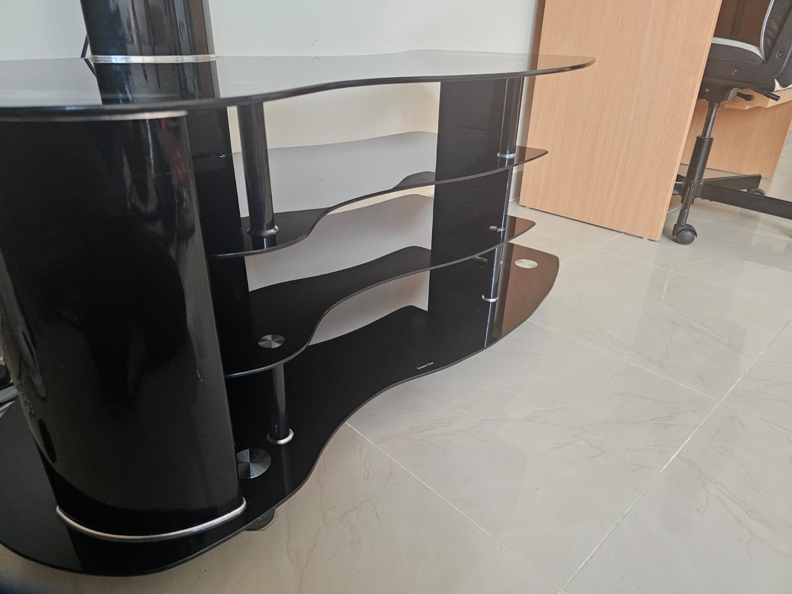 Tempered Glass TV Table - Image 5