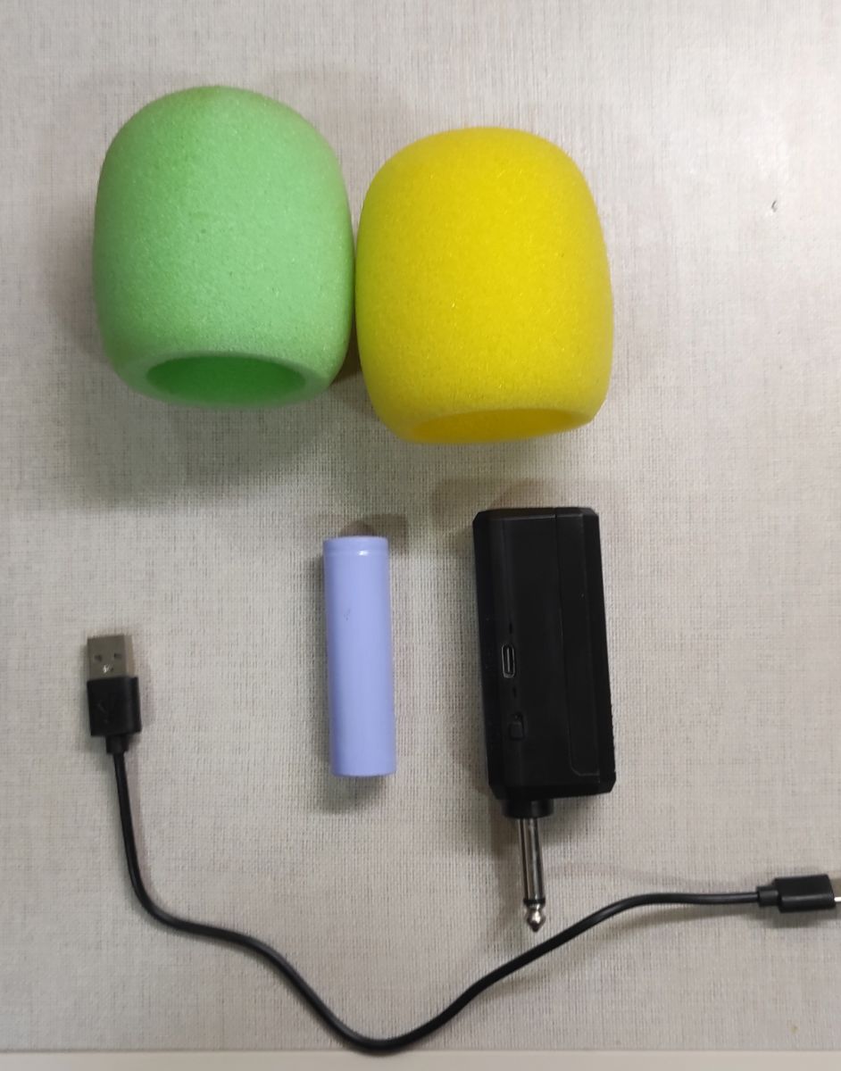 Wireless mic 2pcs 10meters range - Image 2