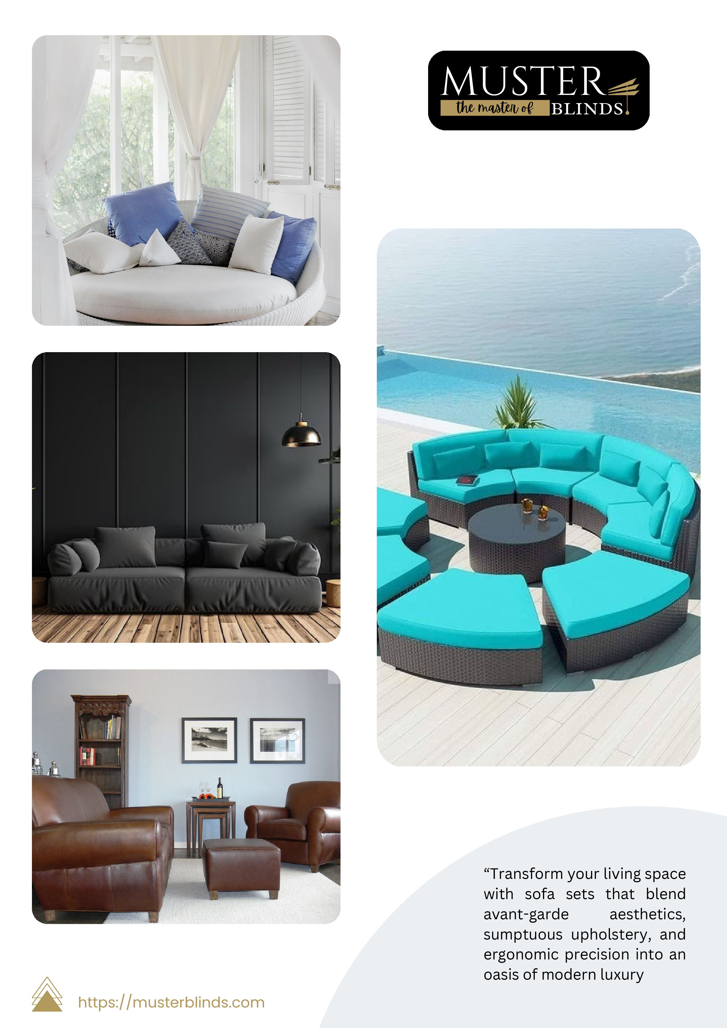 BLINDS, CURTAINS, WALLPAPER, CARPET AND SOFA SET - Image 13