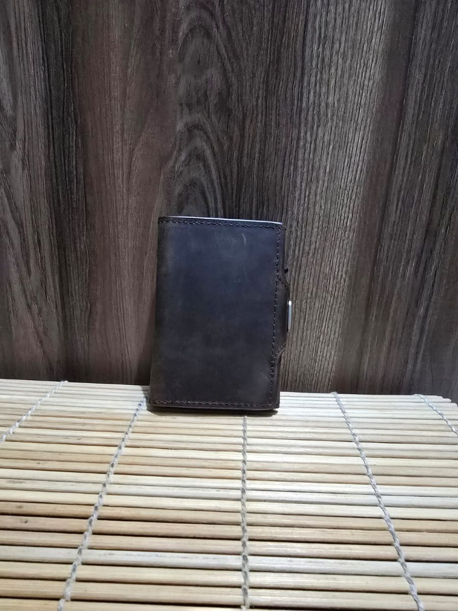 Anti RFID Blocking Card Wallet Metal Luxury Credit Card Holder Bag Thin Card  - Image 2