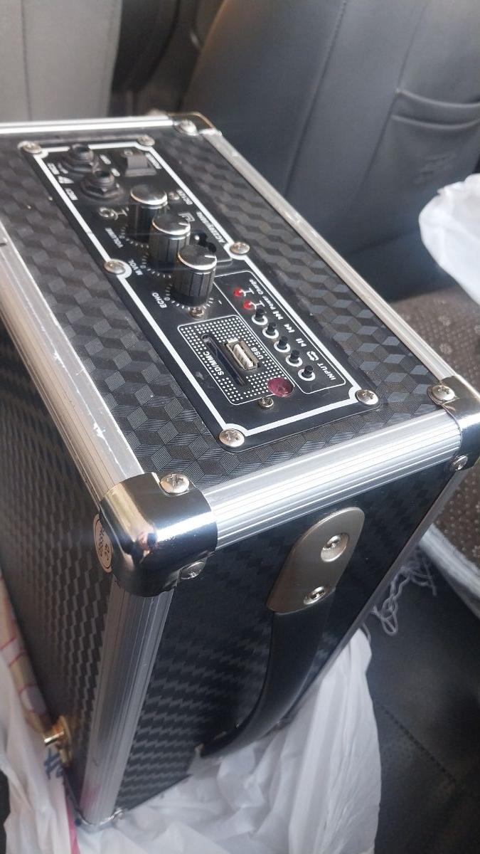 KARAOKE SINGING PORTABLE SPEAKER WITH WIRELESS MICROPHONE - Image 3