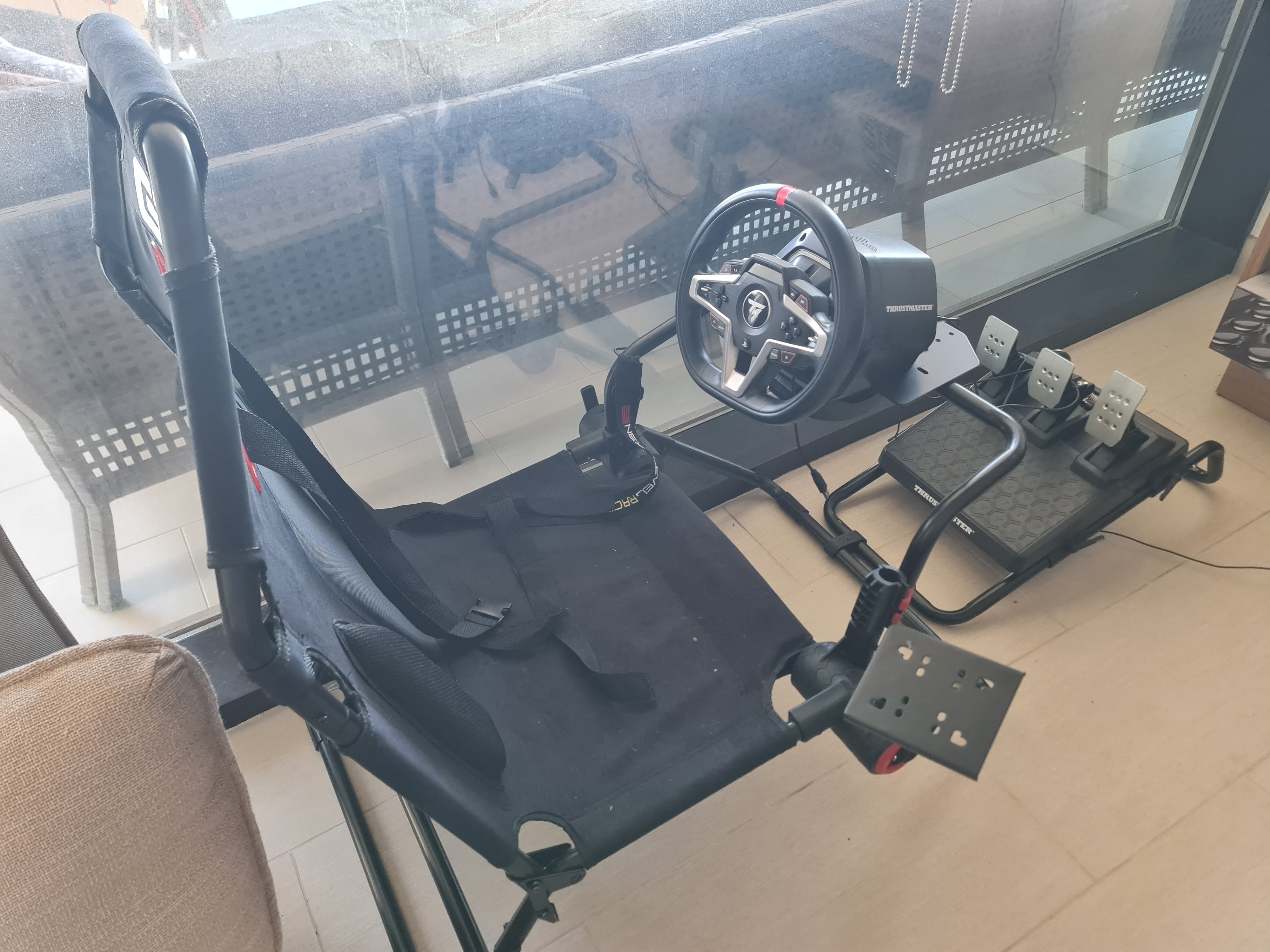 Thrustmaster T248 + driving seat for PS and PC - Image 1