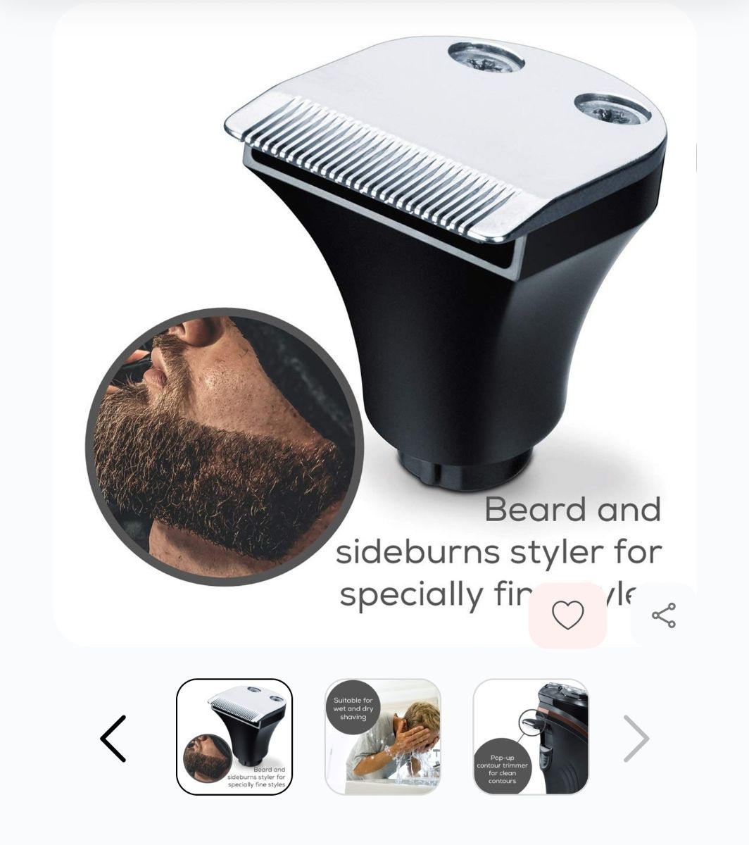 1 week old ,Beurer Mens Rotary Shaver HR-8000 - Image 2
