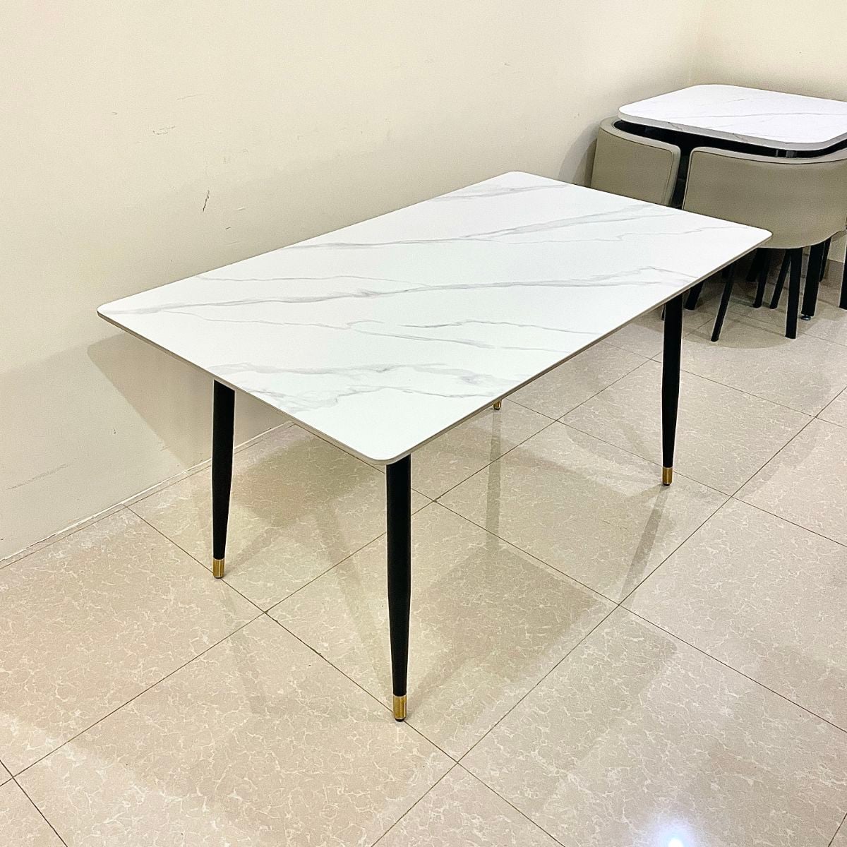 Dining table, sintered stone table, 4 seater table, restaurant - Image 4