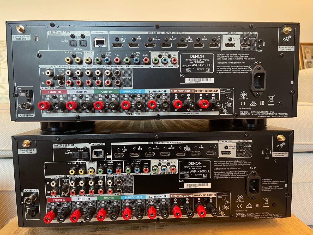 Denon 2500, 2600 and 7200 & Marantz SR7015  AV Receiver/ Amplifier - Image 4