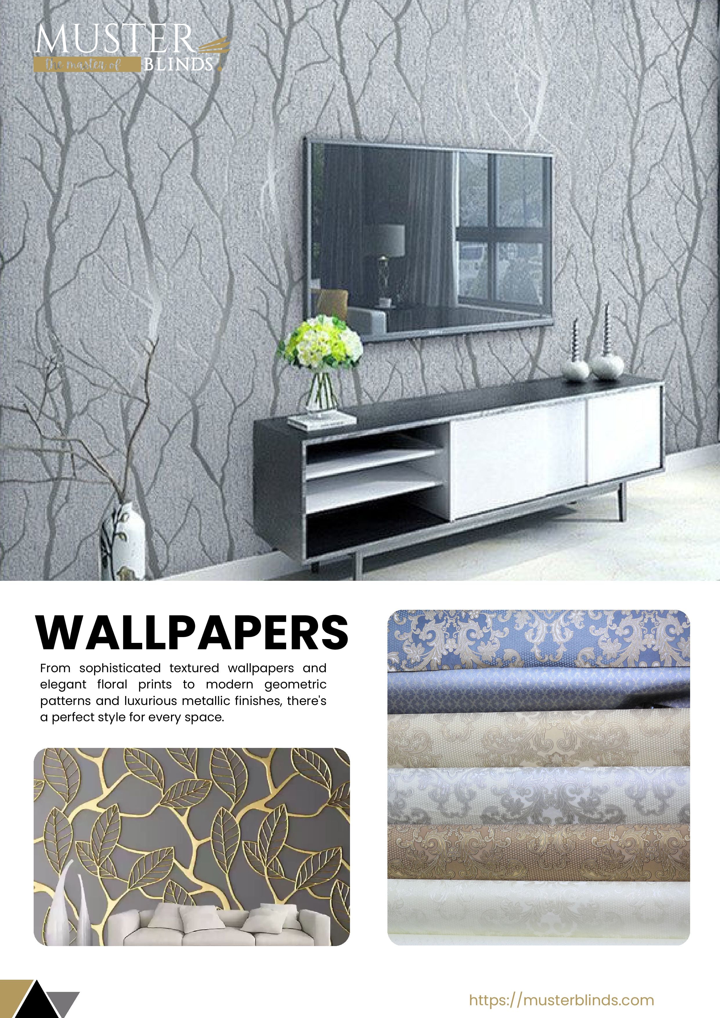BLINDS, CURTAINS, WALLPAPER, CARPET AND SOFA SET - Image 4
