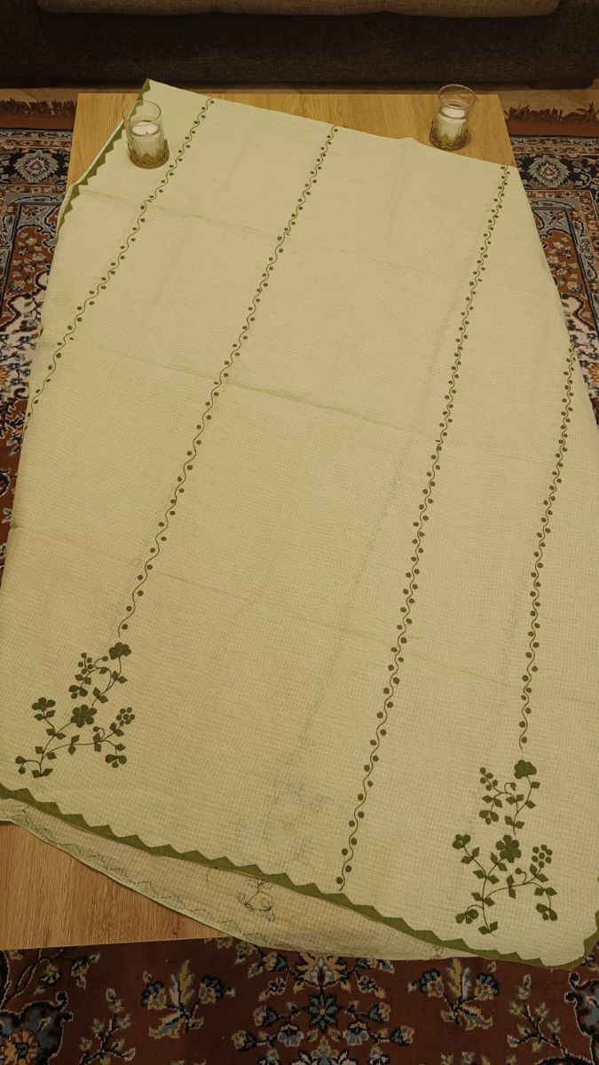Handmade Aplique Work Dupatta - Image 5