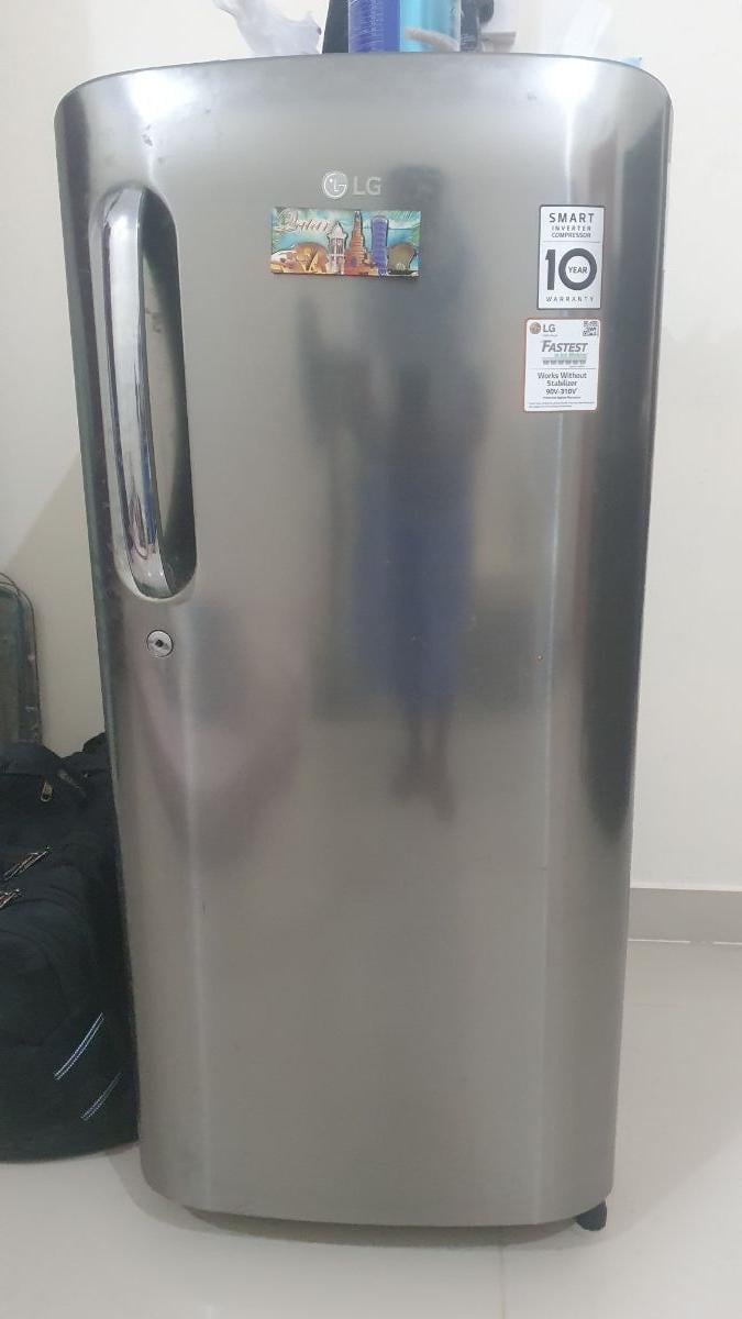 LG, Smart inverted, fast ice making, without stablizer, 10 year warranty - Image 1