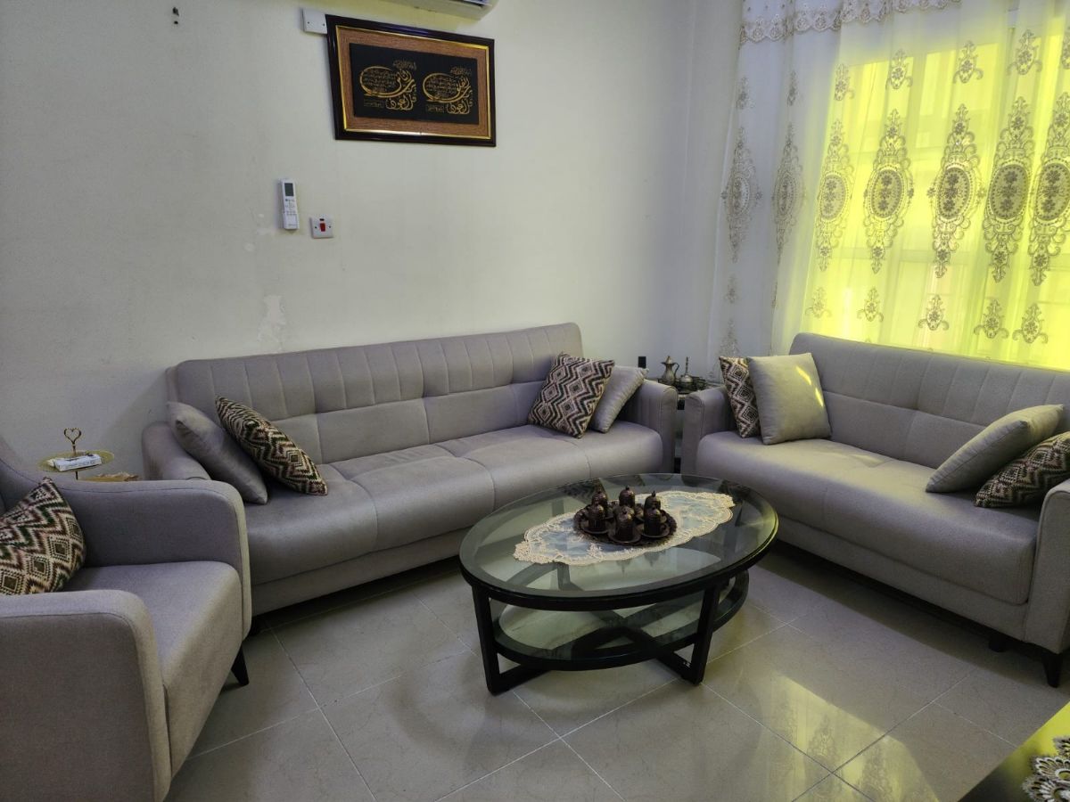 Sofa for sale with pillows - Image 1