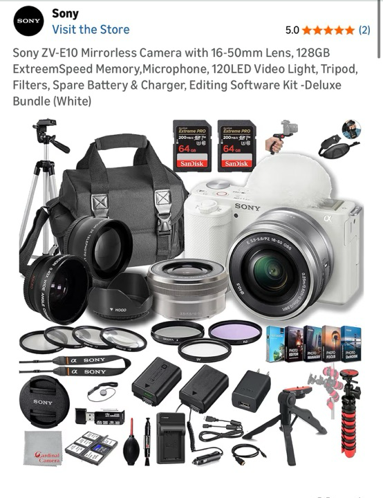 Sony ZV-E10 Mirrorless Camera with 16-50mm Lens - Image 16
