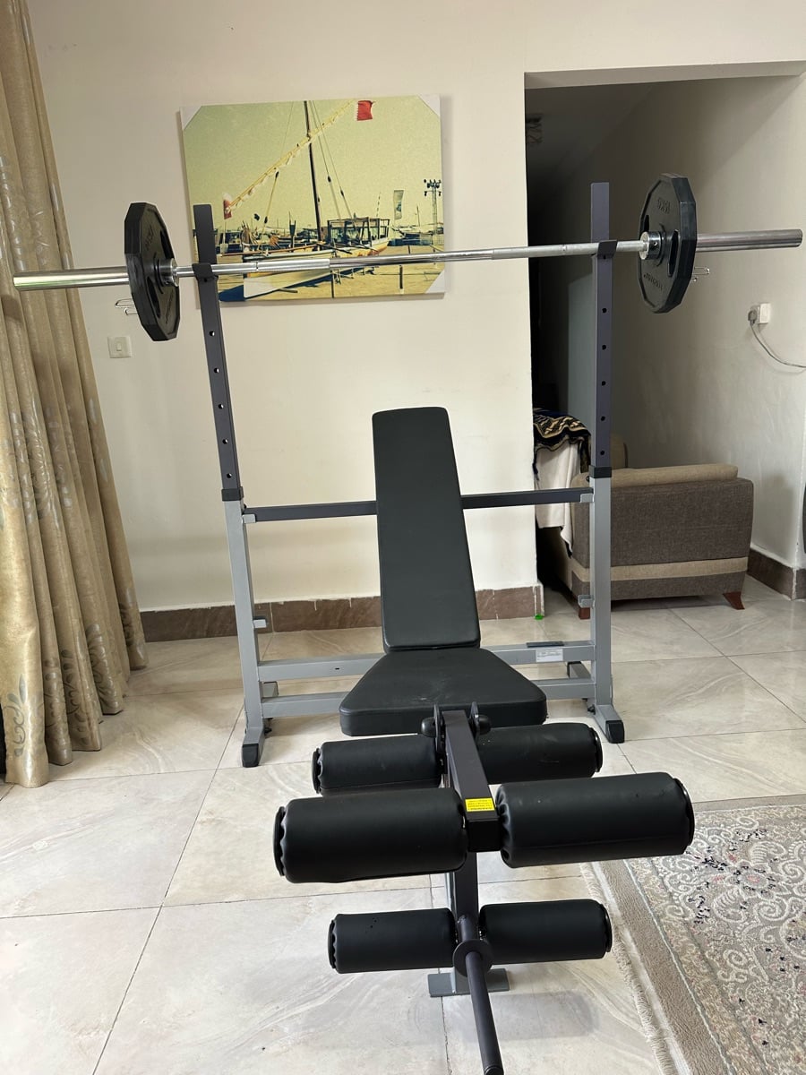 Standard Bench Home Gym with Bench Press and Leg Lifts - Image 4