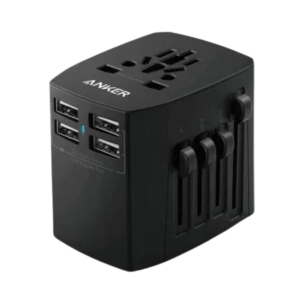Anker Universal Travel Adapter With 4 Usb Ports - Image 1
