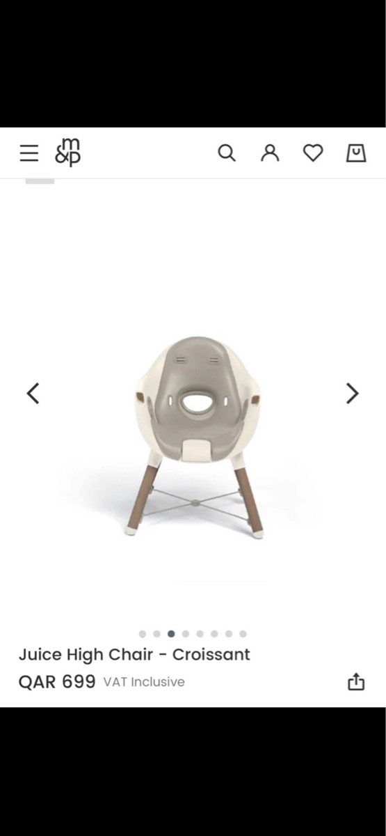 Juice high chair croissant color - Image 1