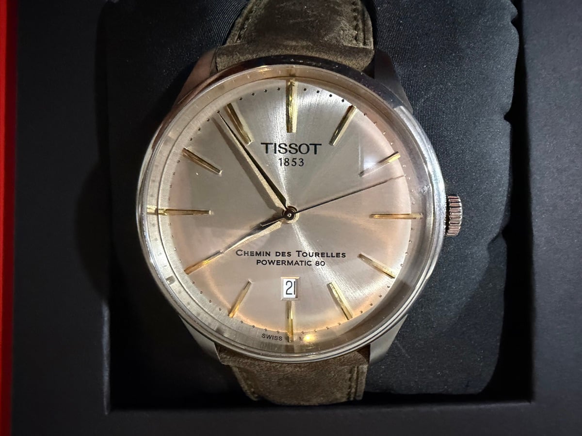 Tissot Chemin Des Tourelles 42mm w/Box and papers - Image 1