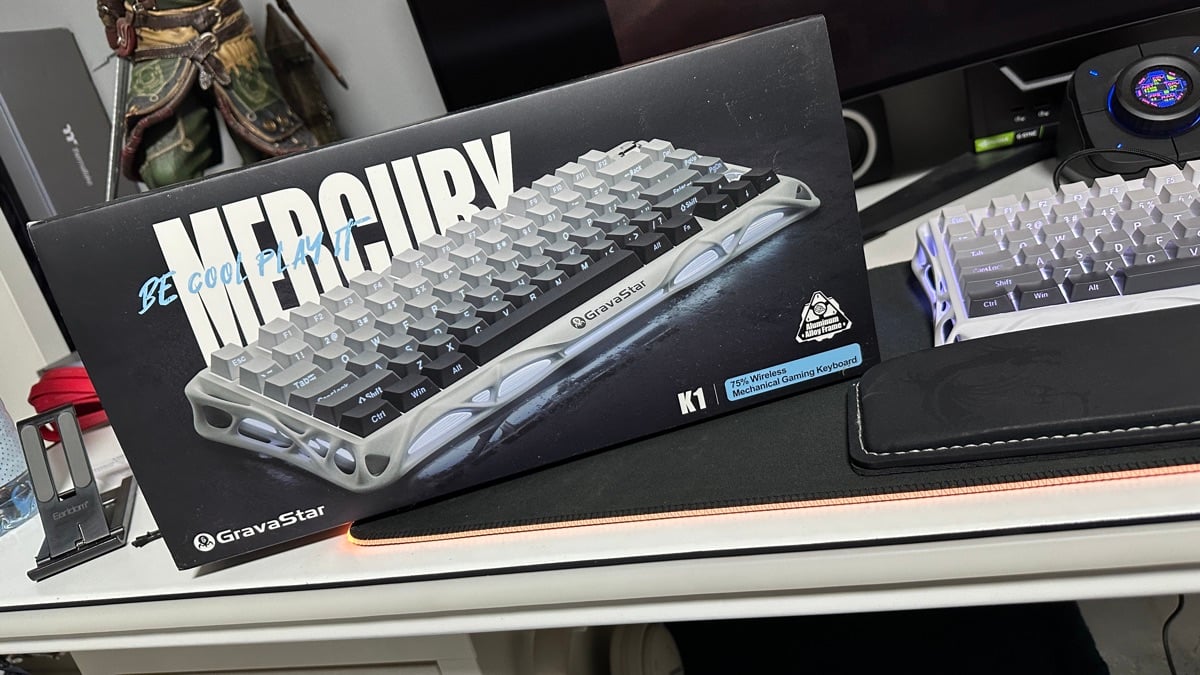 Gravastar mercury k1 wireless keyboard new - Image 3