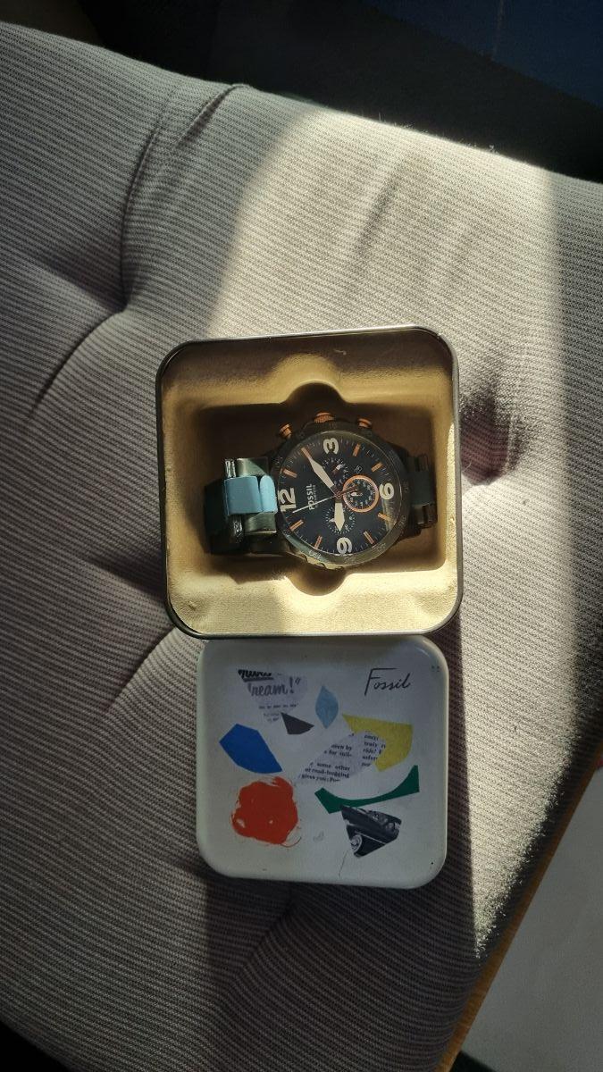 Fossil Nate Analog Blue Dial Men's Watch - JR1494 - Image 3