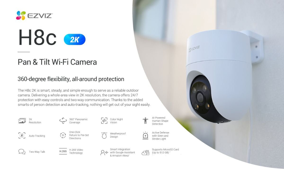 EZVIZ H8C 5MP WIFI CAMERA - Image 2