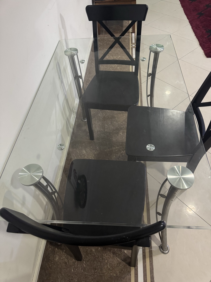 Dining Table with Chairs - Image 1