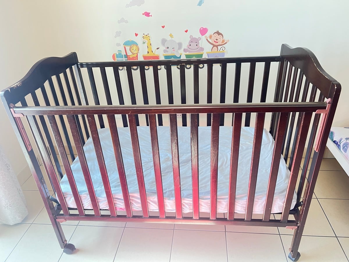 Baby Crib & Mattress - Image 3