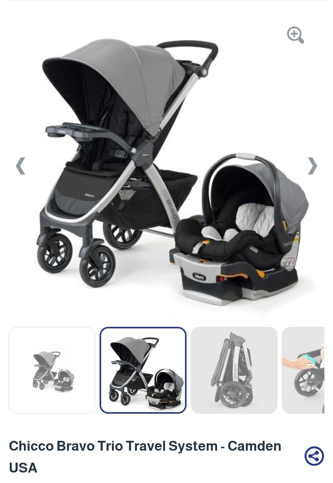 Chicco Bravo Trio Travel System 60% off - Image 1