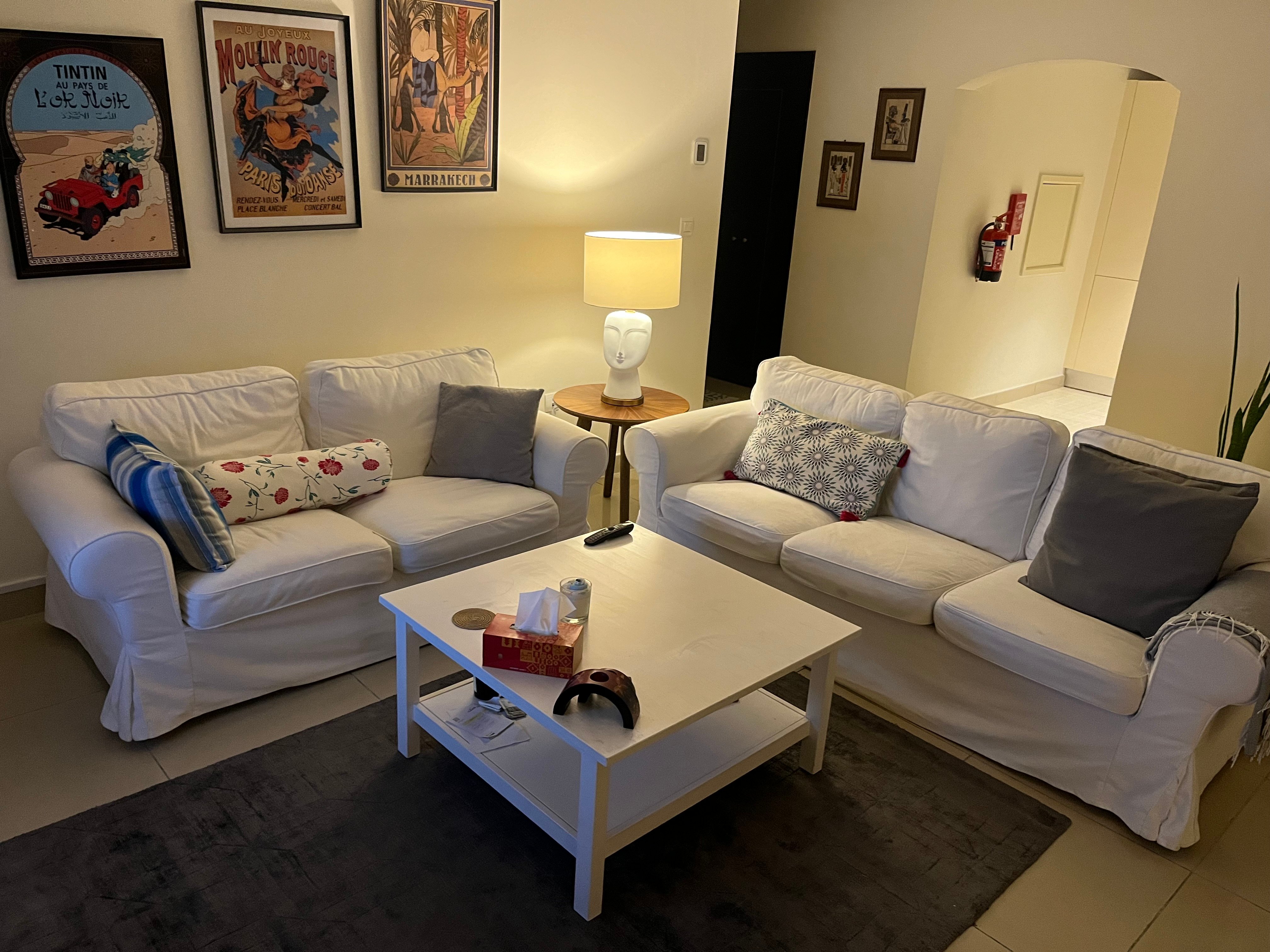 3 seat sofa , 2 seat sofa, table living room - Image 2